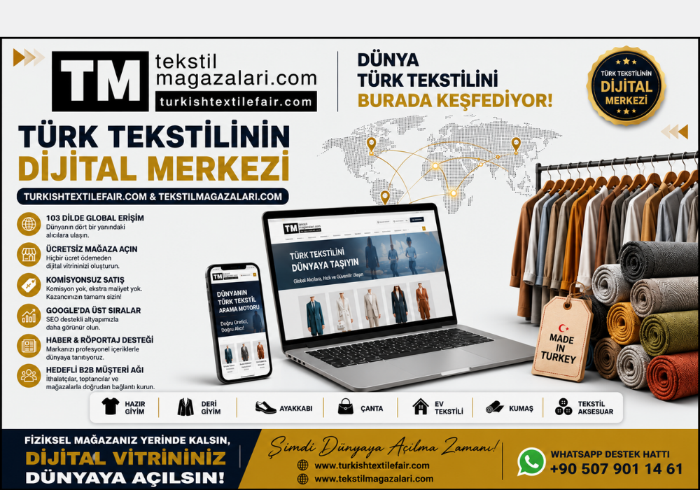 Türk Tekstil Sektörünü Dünyaya Açan Dijital B2B Platformu