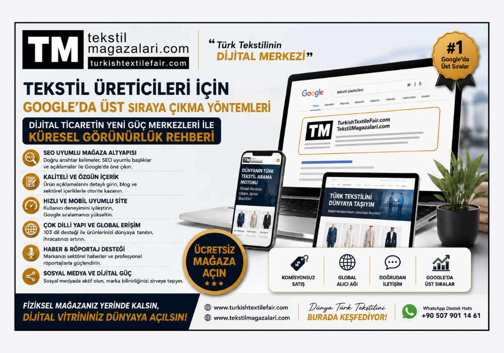 Tekstil Üreticileri İçin Google’da Üst Sıraya Çıkma Yöntemleri