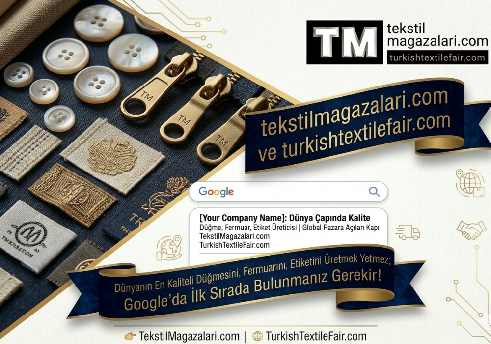 Dünyanın En Kaliteli Düğmesini, Fermuarını, Etiketini Üretmek Yetmez; Google’da İlk Sırada Bulunmanız Gerekir!