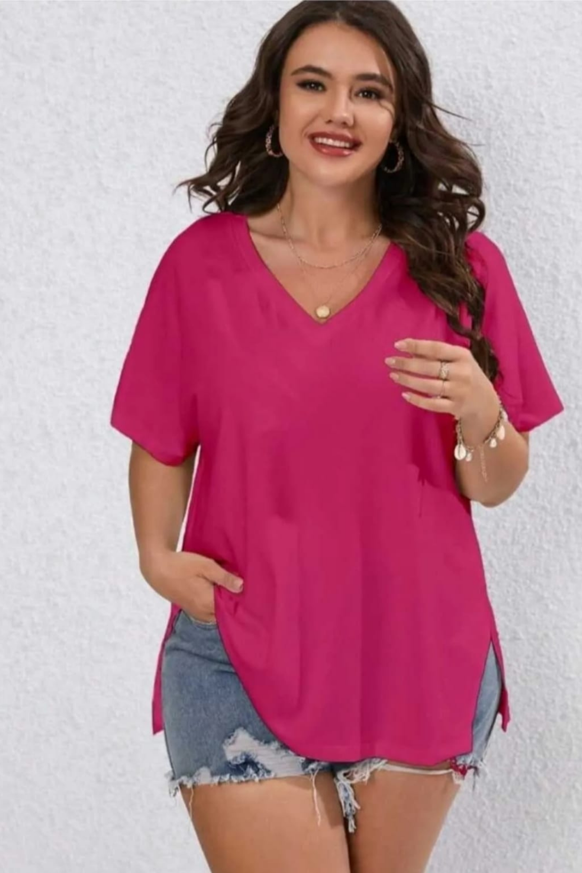 Bayan Pembe T-Shirt Kod : 282020828282