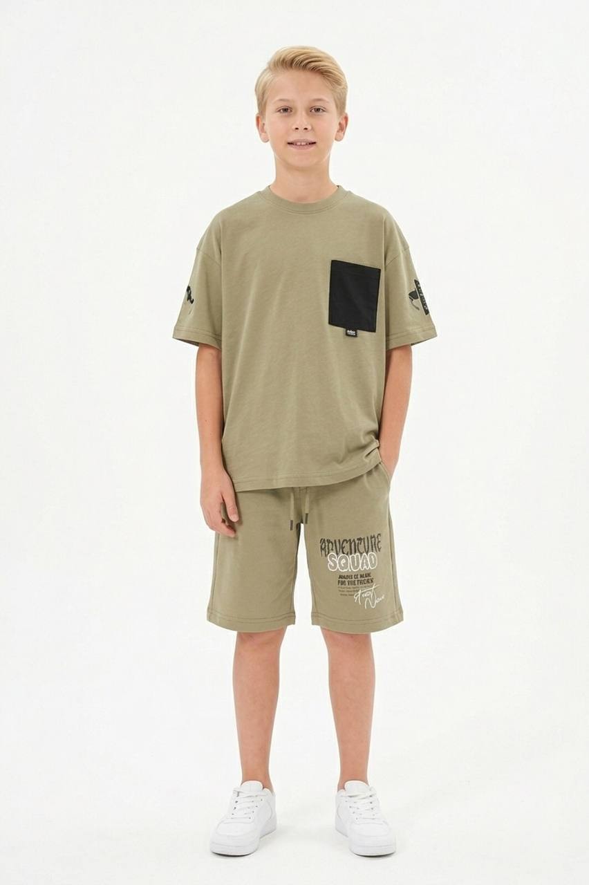 ERKEK ÇOCUK ŞORTLU TAKIM - 7043
