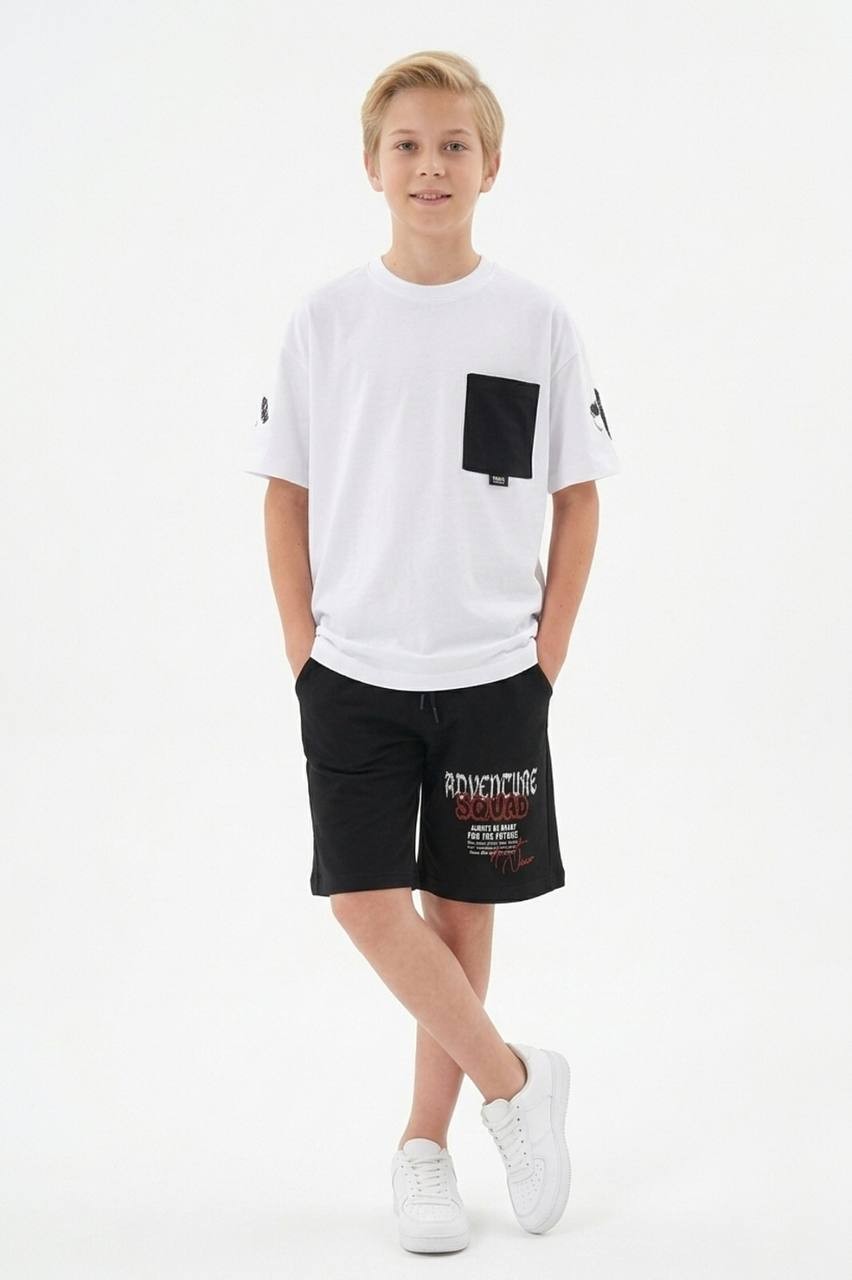 ERKEK ÇOCUK ŞORTLU TAKIM - 7043