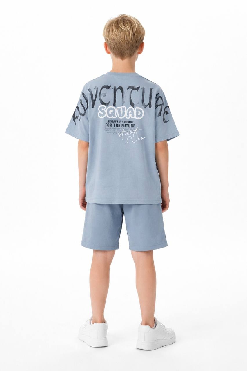 ERKEK ÇOCUK ŞORTLU TAKIM - 7043