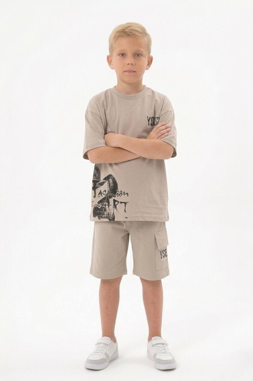 ERKEK ÇOCUK ŞORTLU TAKIM - 7045
