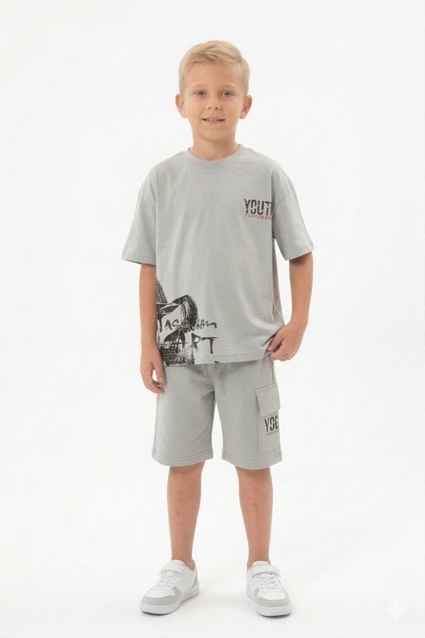 ERKEK ÇOCUK ŞORTLU TAKIM - 7045