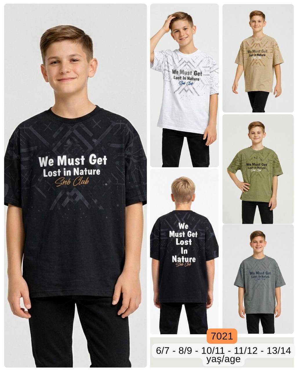 ERKEK ÇOCUK TİŞÖRT - 7021