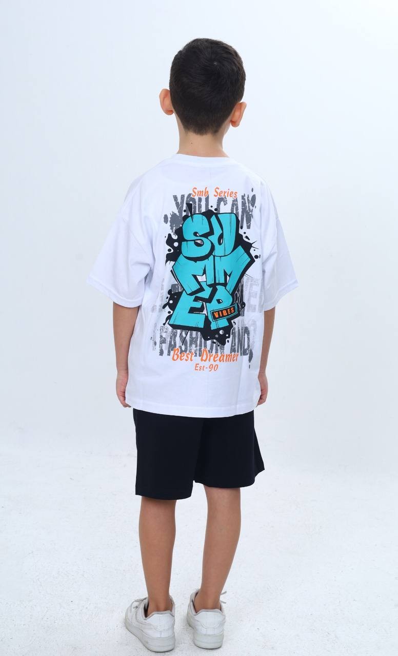 ERKEK ÇOCUK ŞORTLU TAKIM - 7034