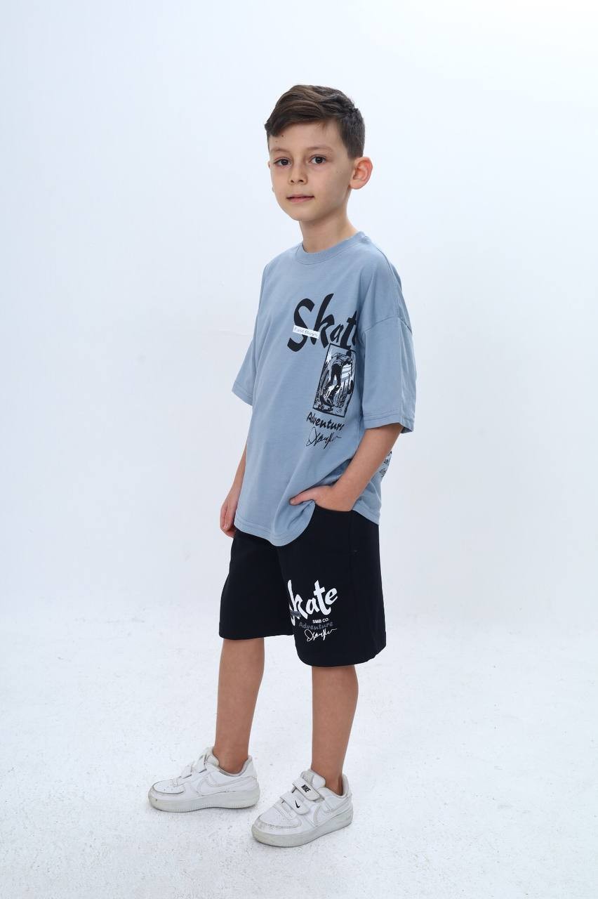 ERKEK ÇOCUK ŞORTLU TAKIM - 7035