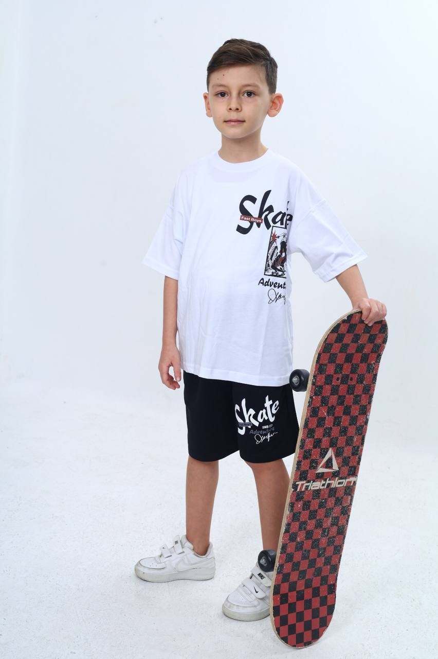 ERKEK ÇOCUK ŞORTLU TAKIM - 7035