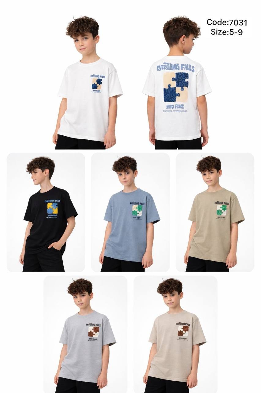 ERKEK ÇOCUK TİŞÖRT - 7031