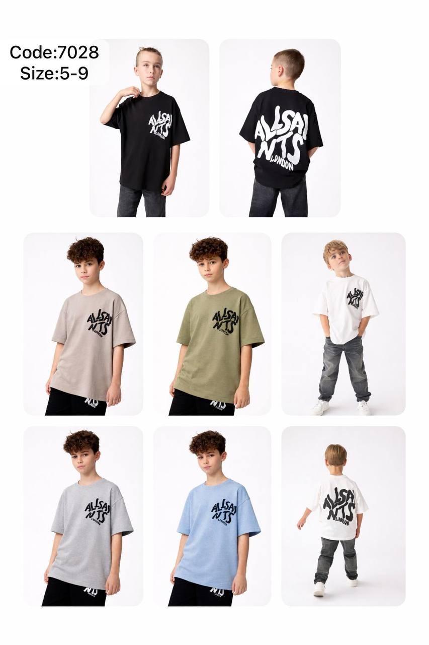 ERKEK ÇOCUK TİŞÖRT - 7028