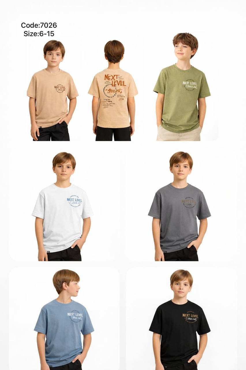 ERKEK ÇOCUK TİŞÖRT - 7026