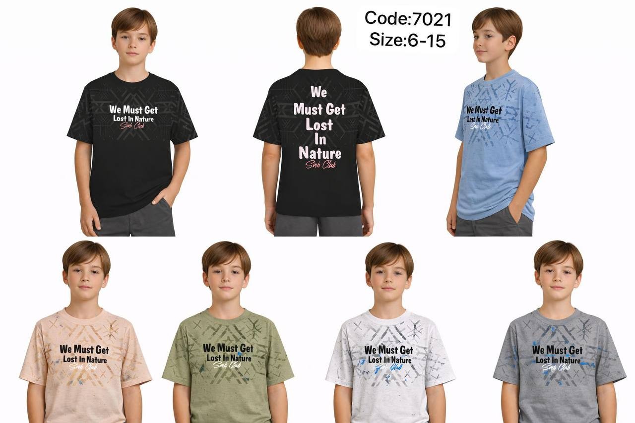 ERKEK ÇOCUK TİŞÖRT - 7021