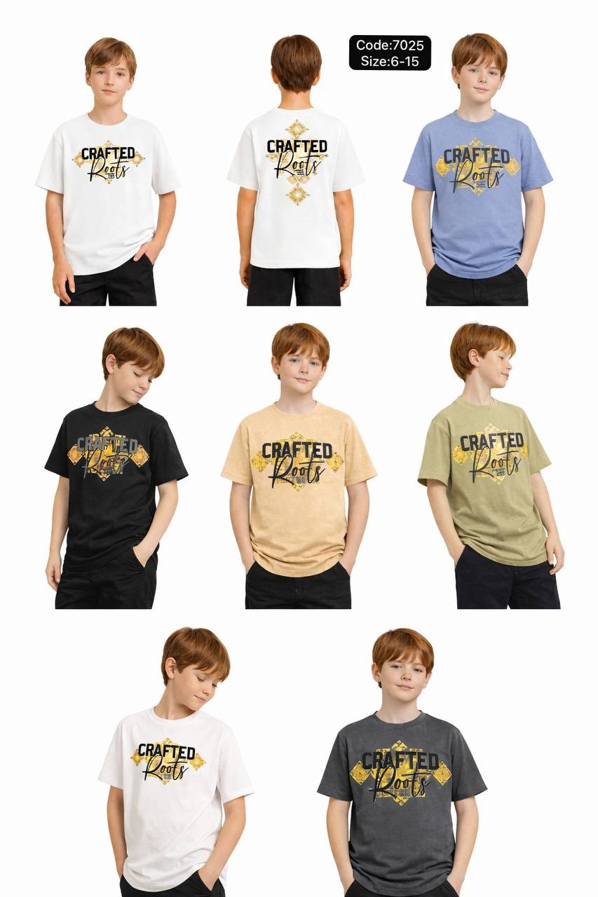 ERKEK ÇOCUK TİŞÖRT - 7025
